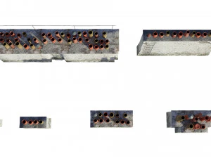 Chimneys model pack 3D Model