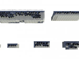 Chimneys model pack 3D Model