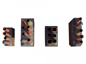 Chimneys model pack 3D Model