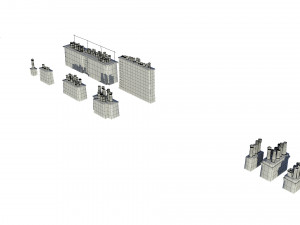 Chimneys model pack Modèle 3D
