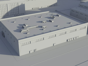 Power Plant Nuclear 3D Model