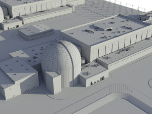 Power Plant Nuclear 3D Model