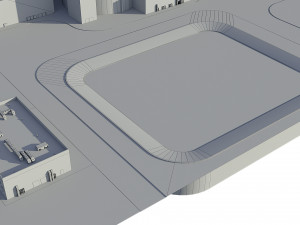 Power Plant Nuclear 3D Model