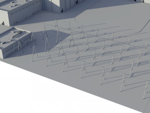 Power Plant Nuclear 3D Model