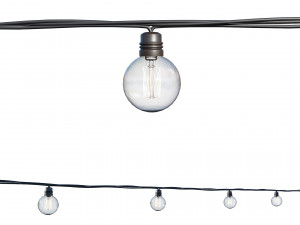 String Lights Edison Lamps 3D Model