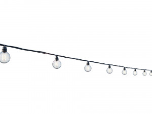 String Lights Edison Lamps 3D-Modell