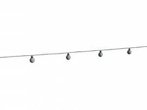 String Lights Edison Lamps 3D-Modell