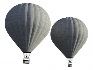 Hot Air Balloon Model 3D