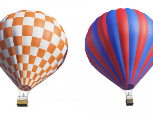 Hot Air Balloon Model 3D