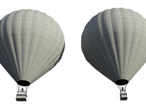 Hot Air Balloon Model 3D
