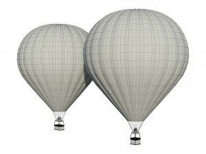 Hot Air Balloon 3D Model
