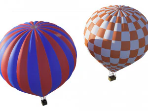 Hot Air Balloon 3D Model