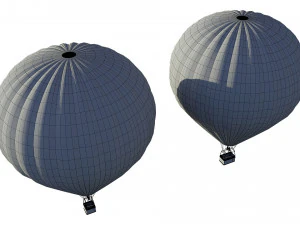 Hot Air Balloon 3D Model