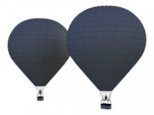 Hot Air Balloon Model 3D