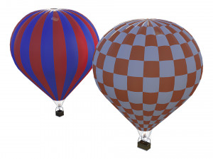 Hot Air Balloon Model 3D