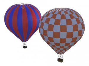 Hot Air Balloon 3D Model