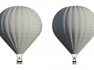 Hot Air Balloon Model 3D