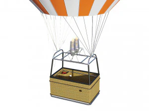Hot Air Balloon 3D Model