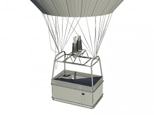 Hot Air Balloon 3D Model