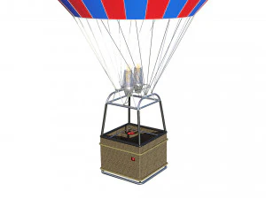 Hot Air Balloon 3D Model