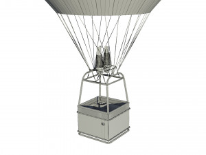 Hot Air Balloon Model 3D