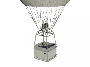 Hot Air Balloon 3D Model