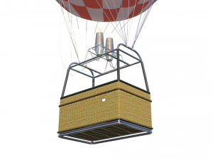 Hot Air Balloon 3D Model