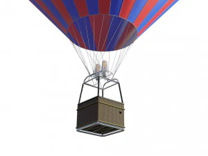 Hot Air Balloon 3D Model