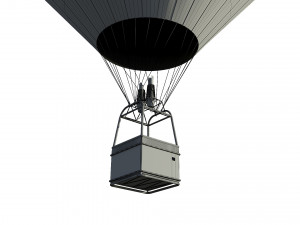 Hot Air Balloon Model 3D