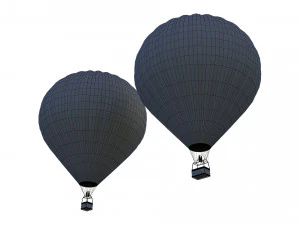 Hot Air Balloon 3D Model