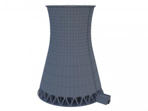 शीतलन टॉवर 3D मॉडल