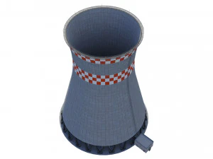 शीतलन टॉवर 3D मॉडल