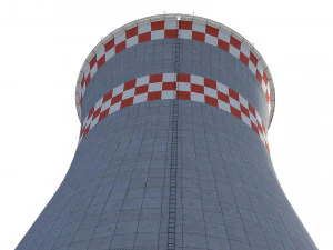 शीतलन टॉवर 3D मॉडल