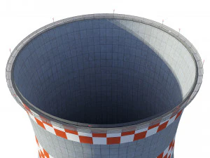 शीतलन टॉवर 3D मॉडल