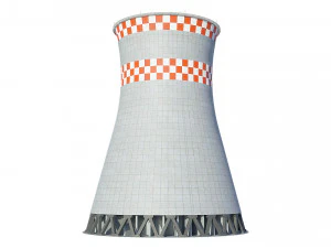 शीतलन टॉवर 3D मॉडल