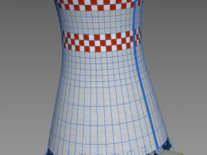 शीतलन टॉवर 3D मॉडल