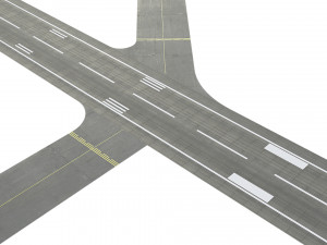 Airport Runway Modelo 3D