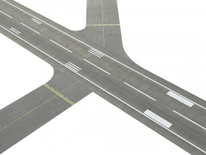 piste d'aéroport Modèle 3D