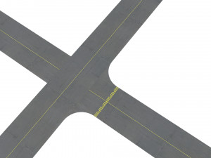 Airport Runway Model 3D
