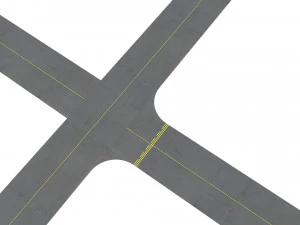 Airport Runway 3D Model