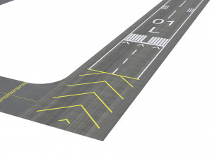 Airport Runway Model 3D