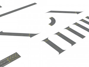 Airport Runway Model 3D