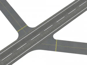 Airport Runway 3D Model