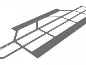 Airport Runway 3D Model