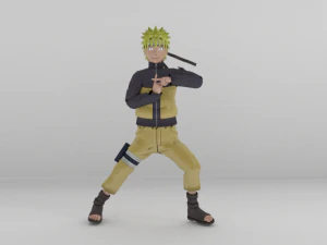Наруто Узумакі від kxbg 3D Модель