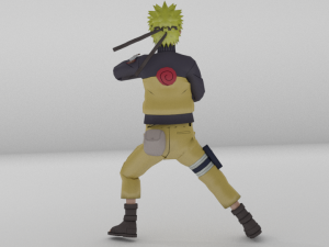 naruto uzumaki by kxbg 3D Модель