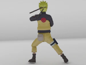 naruto uzumaki by kxbg 3D Model