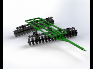 disc heavy harrow 3D Model