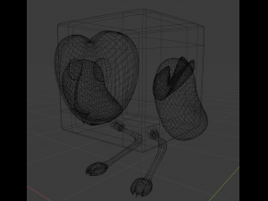 animal - owl character 3D Model