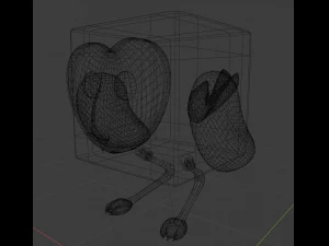 animal - owl character 3D Model